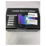 Football Visor with 12 Pcs Stickers Football