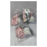 New Lot of 3 Christmas Tree Decorations Bows