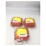 3 packs 100 pcs per pack fluorescent startburst