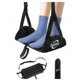 New Airplane Foot Hammock, Upgraded Anti-Squeeze