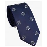 New ZENXUS Navy Tie for Men, Justice