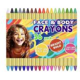 New Face Paint, 36 Kids Face Paint Sticks,