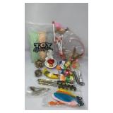 Large Lot of Cat Toys! Wands, feathers, mice,