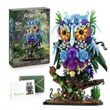 JOJO&Peach Floral Owl Toy Building Sets for