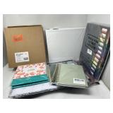 New Lot of Office Supplies, Includes Binders,