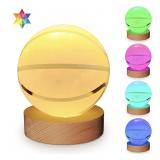 New YAZJIWAN 3D Galaxy Crystal Ball NBA Night