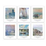 New EVOLE HOME Claude Monet Giclï¿½e Art Print Set