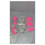 New Lot of silicone molds- tools, horse, skulls,