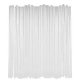 Green Direct Clear Plastic Drinking Straws - 10.2
