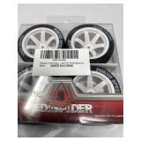 REDSPIDER 12mm Hex RC Wheels and Tires Metal