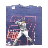 MLB players Austin Riley Atlanta #27 large youth