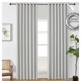 New win curtain Blackout Faux Linen Curtains for