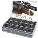 New Eventronic 400 Pcs Heat Shrink Tubing Kit-3:1
