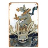New Zuhhgii Wall Decor Sign - Sam and Max Poster