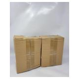 New Lot Of 2 ZEBMOON 1 LB Black Orange Crinkle