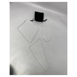 3 silver chains all NEW