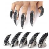 Bestga 10 PCS Halloween Costume Claws Fake Nails