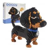 Dachshund Dog Building Blocks Set, 2100 Pieces 3D