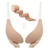 TITU Strapless Bra for Big Bust - Sticky Push Up