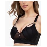 New ANYIRIS Plus Size Wireless Bra for Women No