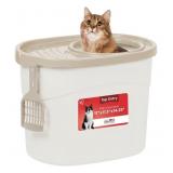 New IRIS USA Top Entry Cat Litter Box, Large