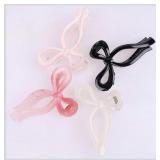 4 Pcs Bow Hair Clips Elegant Hair Claw Butterfly