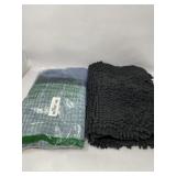 MIULEE Blue Decorative Pillow Covers 16x16 Inch