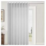 New Faux Linen Semi Sheer Room Divider Curtain