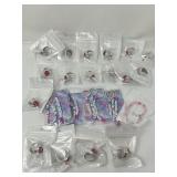 New Large Lot of Jewelry, Includes 4 Ct KPop