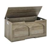 New Storage Chest, 39.4" Retro Wooden Storage