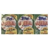 Vintage 3 Wax Pack Lot of 1987 Topps Baseball Card