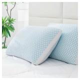 Shredded Memory Foam Cooling Soft Pillows Queen Si