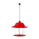 Pennington Red Songbird Lantern Feeder