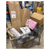 Cart full of merchandise (cart not included)