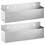 2 PCS 15 Inch Single Speed Rail Stainless Steel Li