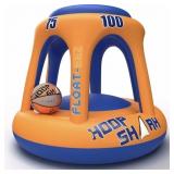 Hoop Shark Float-Eez Inflatable Pool Hoop Game   W