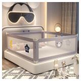 CuteBear Bed Rails for Toddlers - 60" 70" 80" Extr