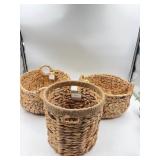 New variety lot of decorative baskets.