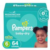 Baby-Dry Size 6 Diapers (64-Count)