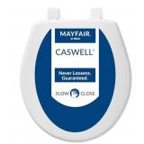 Mayfair Caswell Modern Slow Close Toilet Seat, Eas