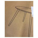 End table with legs