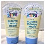 Lot of 2 GENTLE STEPS 5 Oz Baby ECZEMA THERAPY Col