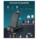ANJANK Wireless Charging Station - 4 in 1 Charger,