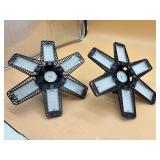 Lot of two LED garage lights
