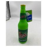 Vinyl bottle dog toy