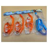New snorkel masks swim sets ages 4+