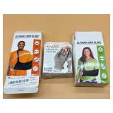 Size small arthritis gloves and arm slings