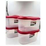New lot of 4 sterilite storage containers. 16.5x 9