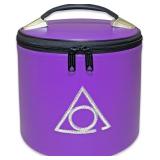 Masonic LOCOP Fez Case Purple (Embroidered Emblem)