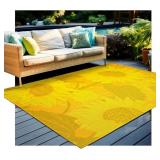 Gaialoop Outdoor Rug for Patio Furniture/Front Por